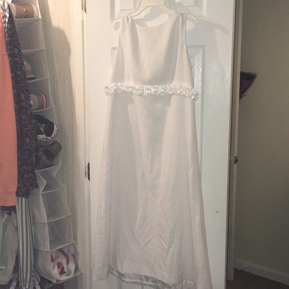 Women’s Medium Custom Made White Dress